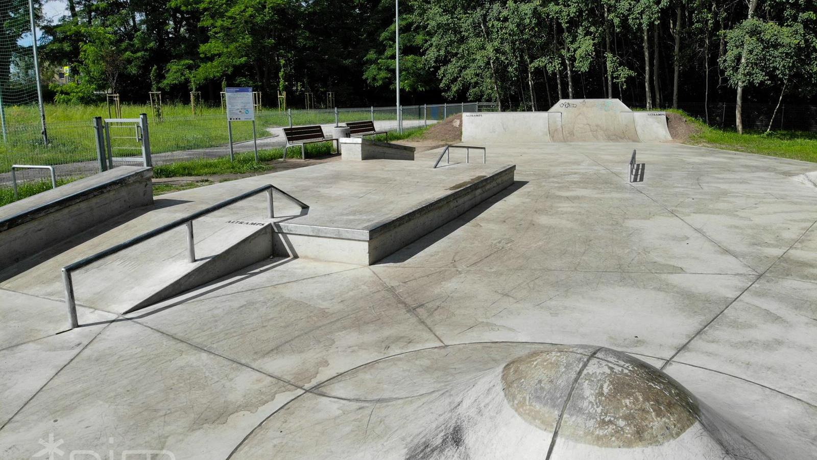 Nowa atrakcja dla aktywnych - Skatepark Rampa Malty przy ul. Szpaków (fot. ZDM)