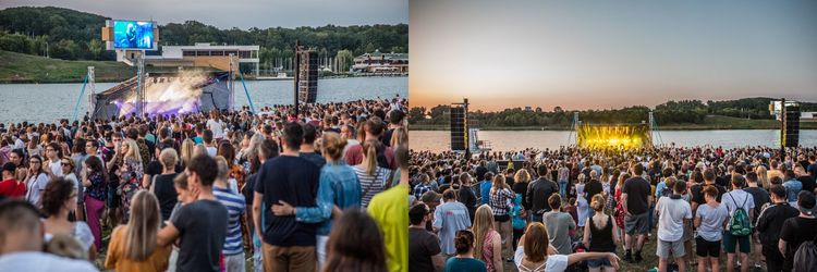 Na Falach 2019 - ludzie na koncercie, scena nad Maltą (fot. Karolina Kiraga)