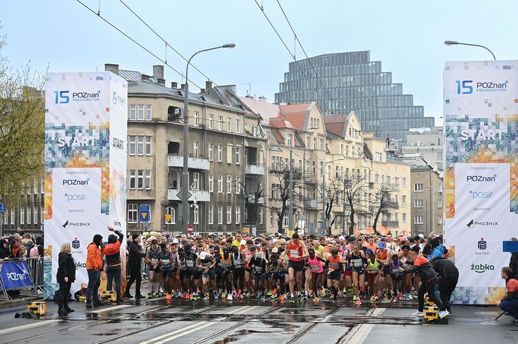 start półmaratonu (fot. J. Kaczmarczyk)