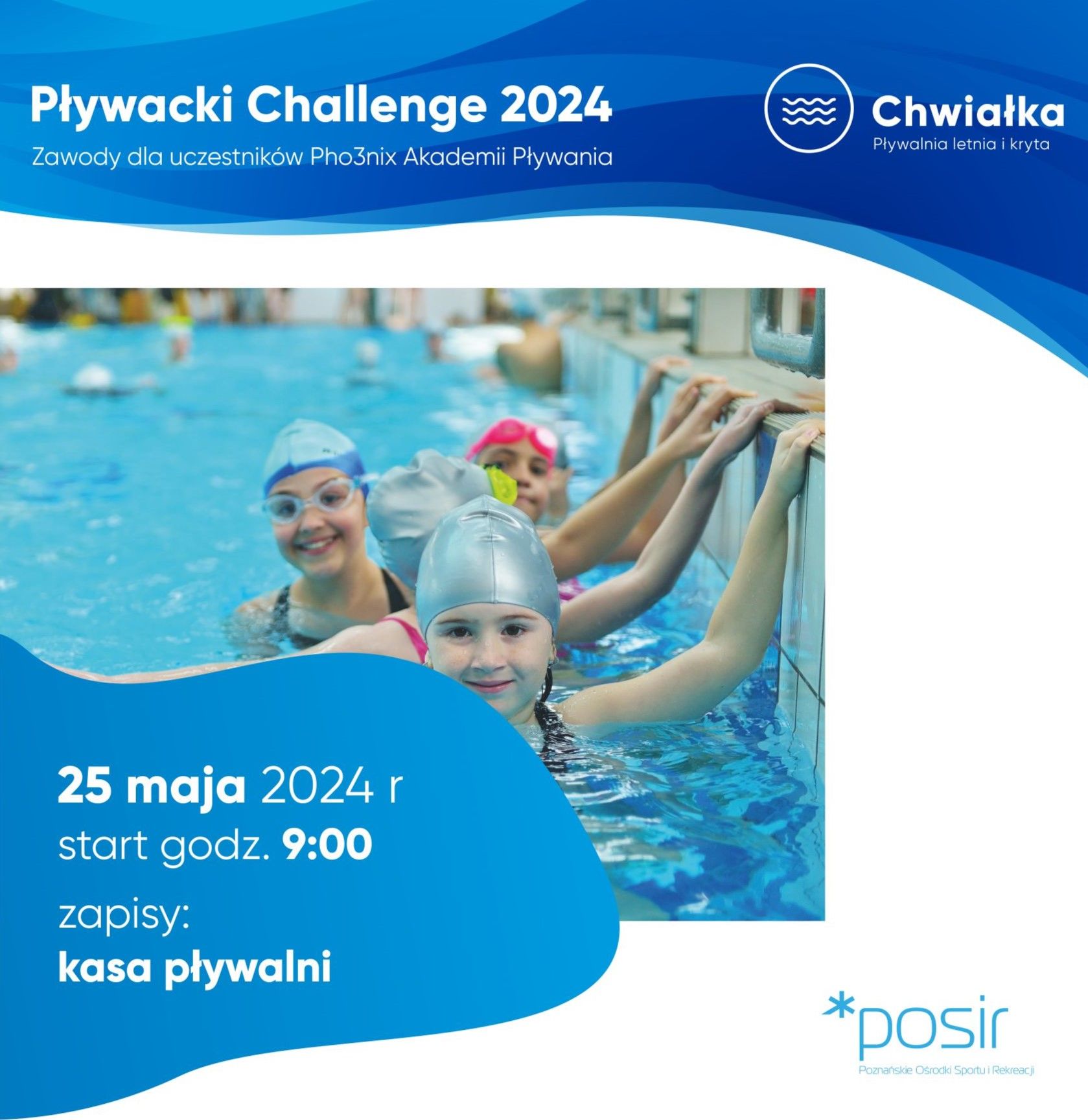 Pływacki Challenge 2024 na Chwiałce