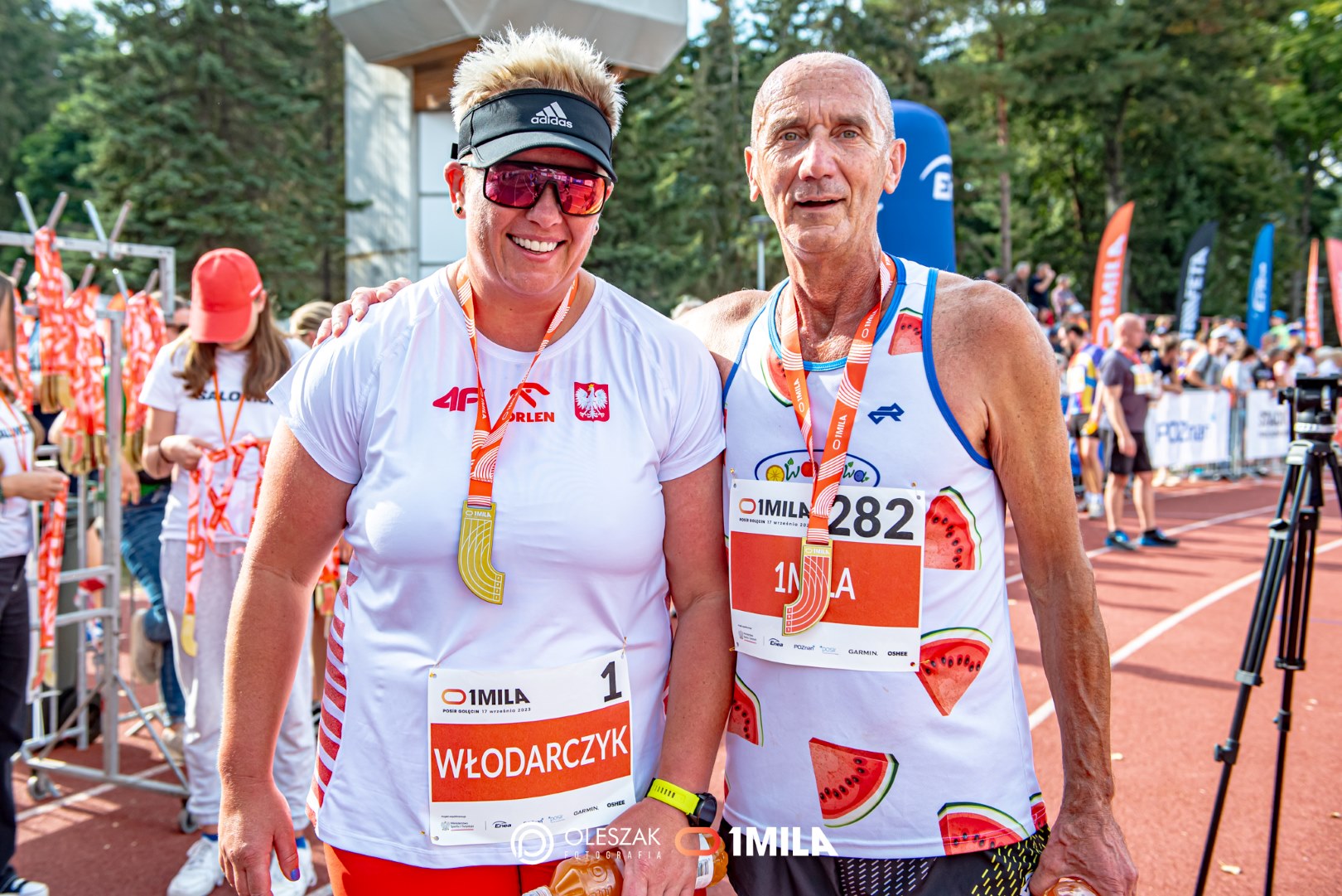 Anita Włodarczyk podczas zawodów 1Mila2