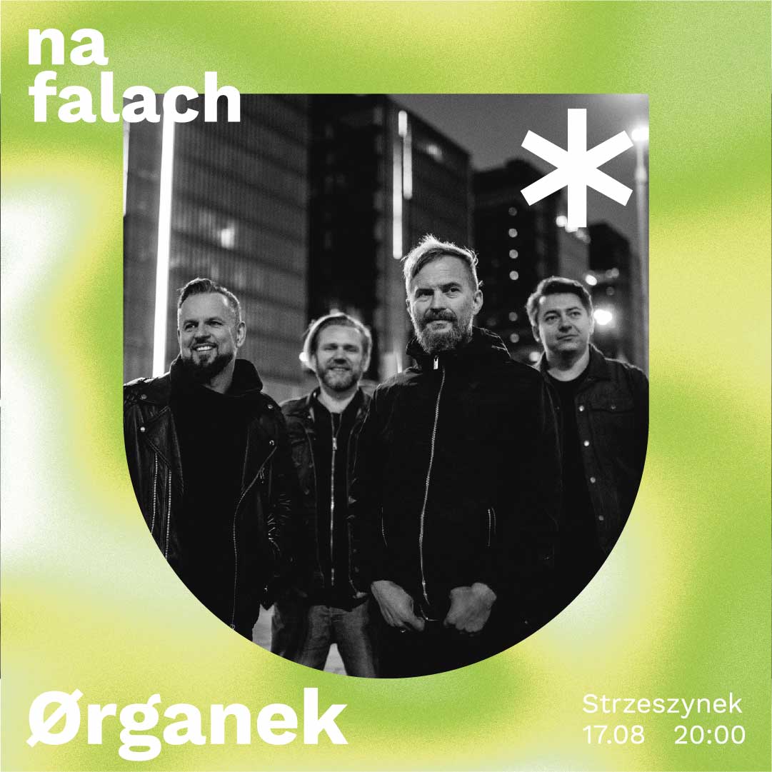 Grafika zapowiadająca koncert zespołu Organekjpg