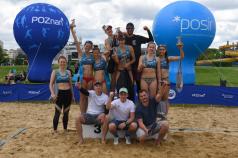 Chwiałka Volley - turniej żeński - siatkarki na podium (fot. B. Guziałek)